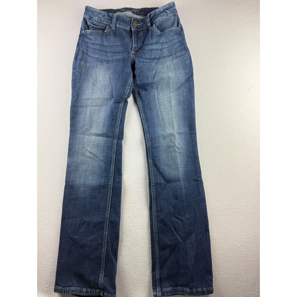 Wrangler Womens Boot Cut Jeans Medium Wash Blue Stretch Denim 9x34 1009MWZDO